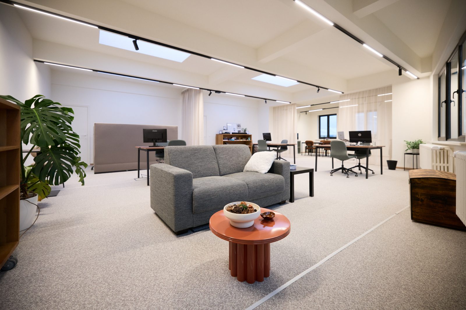 Flexdesk in huiselijke co-working